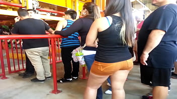 Preview 1 of Jessie Volt Precum And Sperm - Thick ass in orange