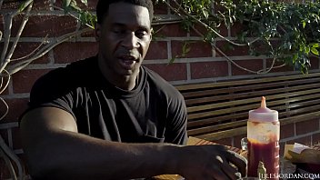 Preview 1 of Brooke Wylde Table - Jules Jordan - Anny Aurora Interracial Creampie