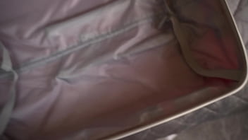Preview 1 of India Sex Desi Clip - She didn&#039_t let me go on a business trip alone,  so she climbed into my suitcase