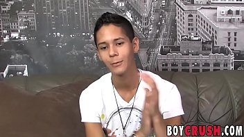 Preview 2 of Edcxx - Twink Felix Russo wanking while shoving dildo in his ass
