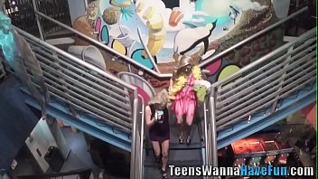 Preview 1 of All Brazzers Sex - Partying teenw suck and jerk big black cock