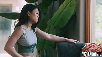 Preview 2 of Sooudi - Petite Asian hottie Lulu Chu teen twat railed by her ex professor