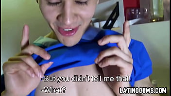 Preview 2 of Dick Ninja Panty - Hot latino nurse paid to fuck stranger POV