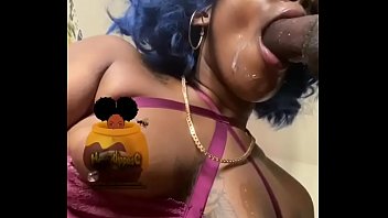 Preview 1 of Mom Son Anybonny - Throat Monster Strikes