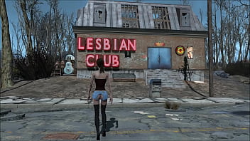 Preview 4 of Jpaan Dipaksa Squirt - Fallout 4 Shorts and Sexy Top Fashion