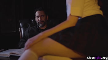 Preview 2 of Xxnx Hendi Com - Penelope Kay approaches the priest Tommy Pistol and confesses that shes been feeling tempted by sexual desires