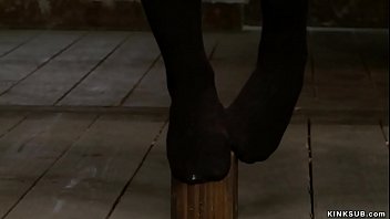 Preview 2 of Zanbar Xxx - Redhead in tights hung for big tits
