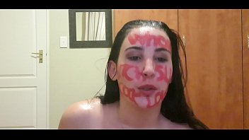 Preview 2 of Mom Come In Room Of Son - Self punish,  pissing,  slapping,  gagging with dirty talking