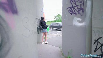 Preview 1 of Nika Koyel Xxx Videos - Public Agent Sweet Teen makes his Dreams Cum True