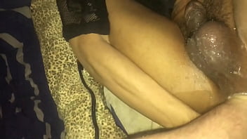 Preview 3 of Cora Transe - European guy is fisting his ladyboy girlfriend