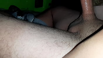 Preview 4 of Interacial Gay Hotel - Taking throatpie for my goddess_)