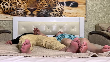 Preview 1 of Hd African Xxx - Stepmom jerked off the package&#039_s dick and spread her ass when he fucked her in anal