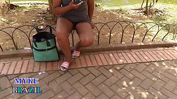 Preview 1 of Nicole Bae Tba - Coroa Morena Desejosa Queimando de Tes&atilde_o Vai at&eacute_ a P&ccedil_a da Rep&uacute_blica Procurar um Macho Que Apague o Seu Fogo