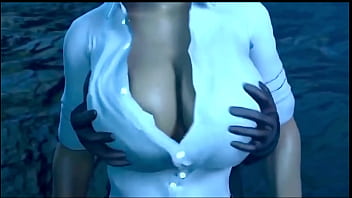 Preview 1 of Nude Alexis Teks - 3D Big Tits 2 Brunette Chicks POV Sex Moaning wSound added