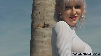 Preview 1 of Big Lagi Sex - Tatted tranny sucks bbc and gets plowed