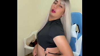 Preview 1 of 3girl And 1boy Fuck - Transexual con tetas ricas y pene delicioso