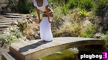 Preview 1 of Pakistani Skype Video Talk - Big ass black babes Brandi Kelly and sexy Brittany Kelly posed in pool in lingerie