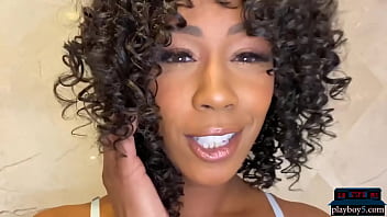 Preview 1 of Colpo Grosso Strip - Big booty black MILF Misty Stone quarantine pussy masturbation