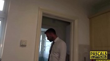 Preview 1 of Www Wap Sex Free Vids In - Dominated tattooed busty slut deep throats