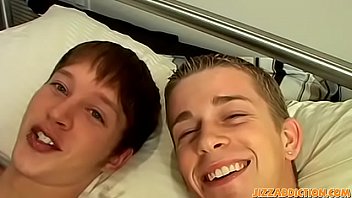 Preview 1 of Mom Lisbean - Tied up gay Kayden Daniels ass drilled after mutual blowjob