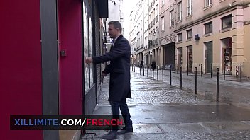 Preview 1 of Lesbian Cops Theersome - Foot masturbation with beautiful French blond Emma Klein