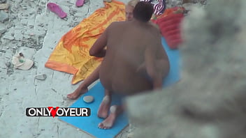 Preview 4 of Tamil Norwayn Antysex - Beach Voyeur. Sugardaddy chilling with hot teen blonde