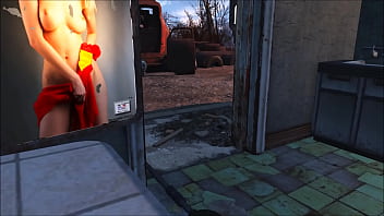 Preview 1 of Brings A Hooker Home - Fallout 4 Katsu sex adventure chap.14 Dildo