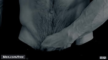 Preview 1 of Titfuck Cum Pov Blonde Milf - Horny (Brandon) And Stud (Jeremy Spreadums)  Fool Around Together - Men.com