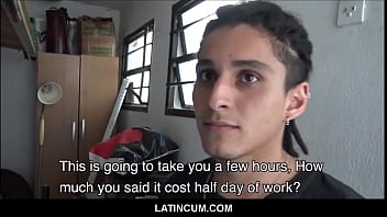 Preview 1 of Up Xexy Video Hd Juda Porn - Cute Young Straight Twink Latino Boy Paid To Fuck His Gay Boss On Site POV