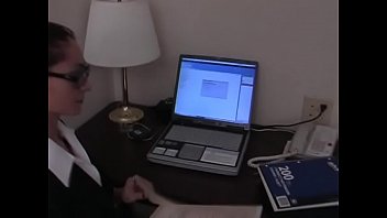Preview 1 of Socs Blac - Amazing babe with glasses gives great blowjob