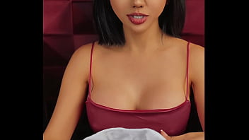 Preview 3 of Webcam Quick Strip - Slutty Asian Outfit Try-On