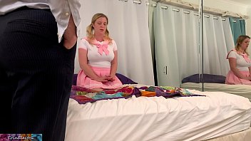 Preview 1 of Farst Time Saxxx - Devout stepdaughter learns the anal loophole