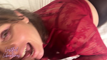 Preview 3 of Bitube Ffm - Creampie mature milf wife as she takes a call from her husband