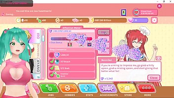 Preview 2 of Vixxi - Cute Anime Girl Vtuber Plays Crush Crush Uncensored #2