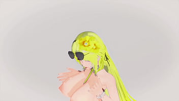 Preview 2 of Liza Alexa - Azur Lane Alsace Hentai Nude Dance Savage Hot Sexy Big Boobs MMD 3D Blonde Hair (CLIP)
