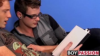 Preview 1 of Deply Mom - Nerdy young gay Timo Garrett riding big cock after mutual BJ