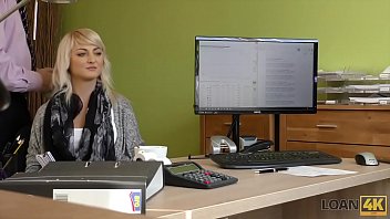 Preview 2 of Balik Etti - LOAN4K. Nice young lady gives a head and spreads legs in loan office