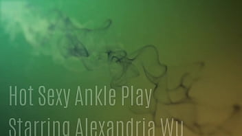 Preview 1 of Pornstar Rape Full Hd - Hot Sexy Ankle Play starring Alexandria Wu