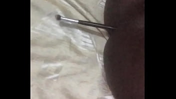 Preview 3 of Www Hdsexvideos Com - Black ass tranny fucks make up brush