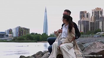 Preview 1 of Ischol Chudai Bachhi Ki - She Is Nerdy - Shy nerdy coed Bloom Lambie gets fucked raw