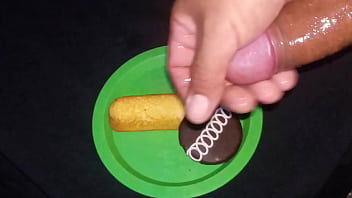 Preview 1 of Japan Orgy - My cock milk makes my Hostess goodies taste delicious.