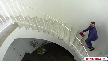Preview 1 of 3 Chicks Make Out While Naked - TS Nadia awesome anal fucking with dude