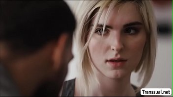 Preview 2 of Sunry Leone India Sex Video Hd - TS Ella visits Stepdads house to fuck