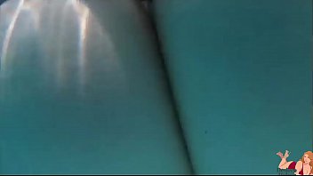 Preview 2 of How To Use Girl Pad Xxx Time - PAWG Desiree Deluca Shakes Her Huge Tits Underwater and Poolside