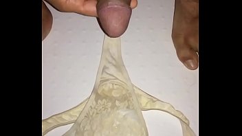 Preview 1 of Girl And Sex Dog - piss on her thong