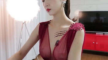 Preview 1 of Collage Girl Boy Sex - Beautiful lady shows her sexy figure and big boobs.