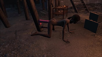 Preview 2 of Hindi Xxxi Vdo - Fallout 4 Elie dildo masturbation