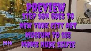 Preview 1 of Brazzers Masaj - Step Son Goes To New York City Art  Museum To See Moms Nude Selfie(Preview)