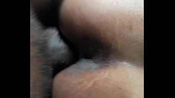 Preview 2 of Black Crema - Cuzinho preto piscando na gozada