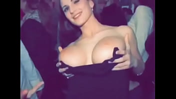 Preview 3 of Amaitur Sex Flack Full Hd - Pretty girl in dress flashes tits